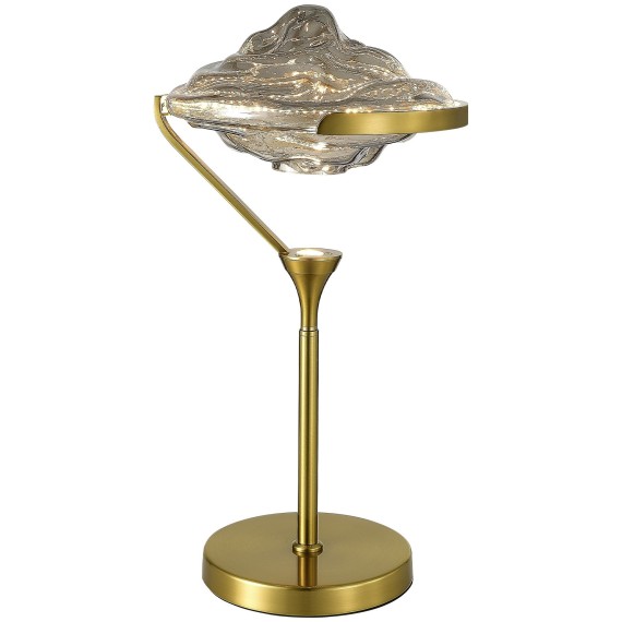 SL6115.304.01 Прикроватная лампа ST-Luce Латунь/Дымчато-Серый LED 1*19W 3000K AMARA