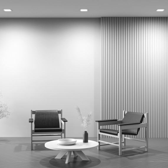 Встраиваемый светильник Maytoni DL020-6-L12W Stockton IP44 светодиодный LED 12W