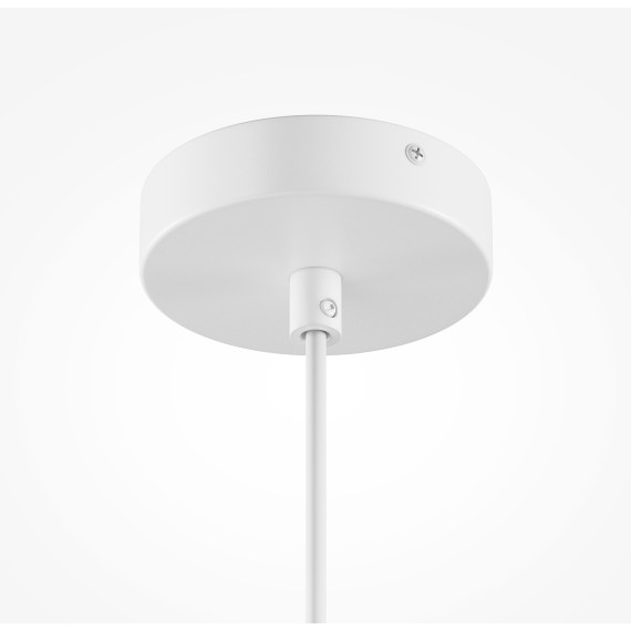 MOD466PL-L12W3K Подвесной светодиодный светильник с белым алюминиевым плафоном 30см, 20Вт, 180°, 3000К, CRI90, 2100Лм  Maytoni Brio