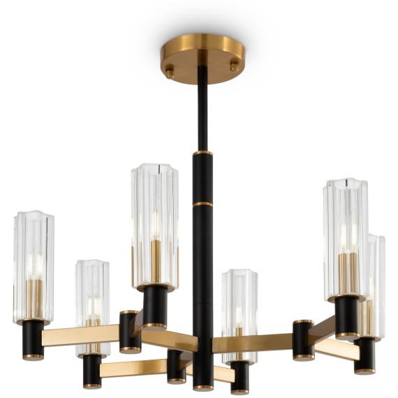 Люстра на штанге Freya FR5167PL-06BS Ambra под лампы 6xE14 40W