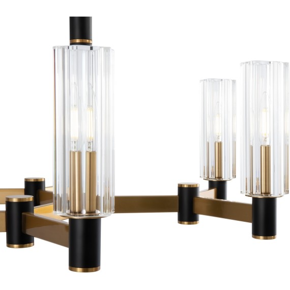 Люстра на штанге Freya FR5167PL-06BS Ambra под лампы 6xE14 40W