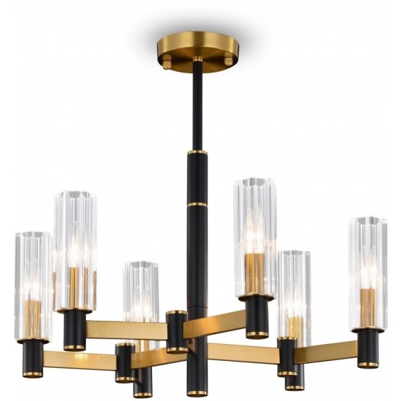 Люстра на штанге Freya FR5167PL-06BS Ambra под лампы 6xE14 40W