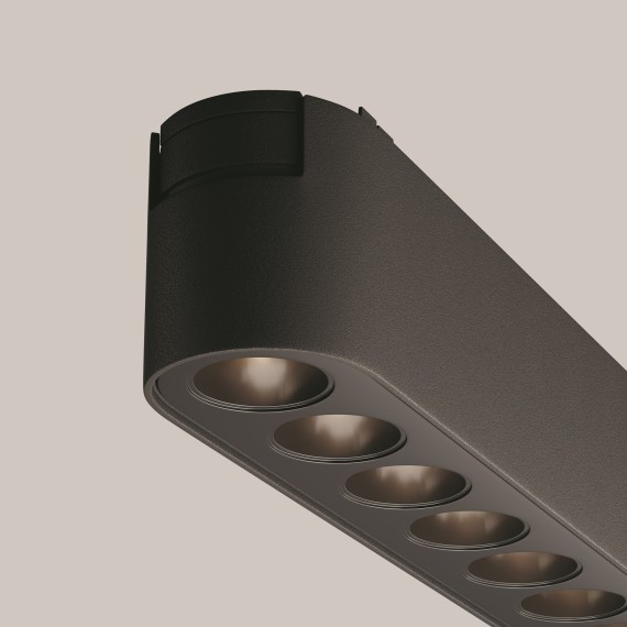 TR082-1-12W4K-M-B Трековый магнитный светодиодный светильник Maytoni Radity 48V CRI90+ 4000К 1400Лм 36° 12Вт