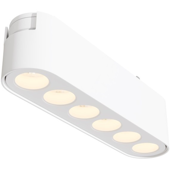 TR082-1-6W3K-M-W Трековый магнитный светодиодный светильник Maytoni Radity 48V CRI90+ 3000К 600Лм 36° 6Вт