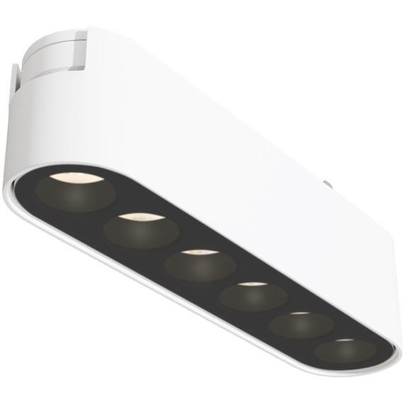 TR082-1-6W3K-M-W Трековый магнитный светодиодный светильник Maytoni Radity 48V CRI90+ 3000К 600Лм 36° 6Вт