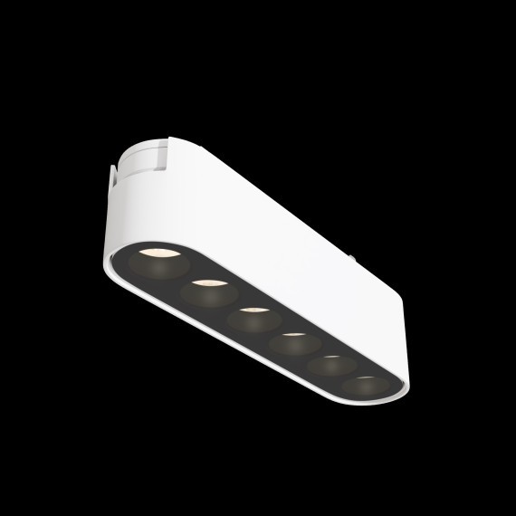 TR082-1-6W3K-M-W Трековый магнитный светодиодный светильник Maytoni Radity 48V CRI90+ 3000К 600Лм 36° 6Вт