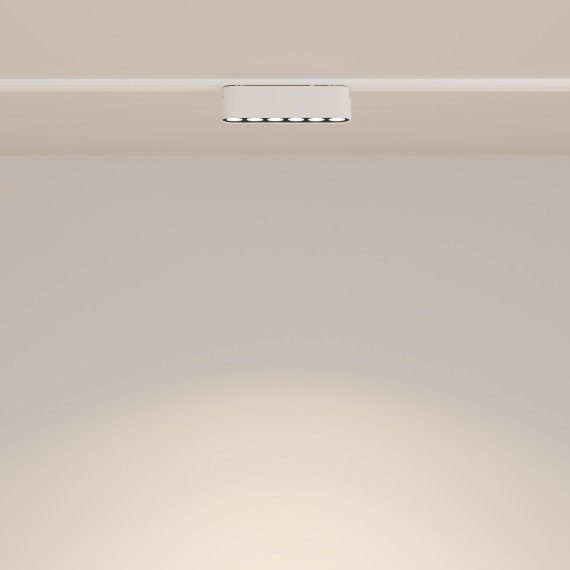 TR082-1-6W3K-M-W Трековый магнитный светодиодный светильник Maytoni Radity 48V CRI90+ 3000К 600Лм 36° 6Вт