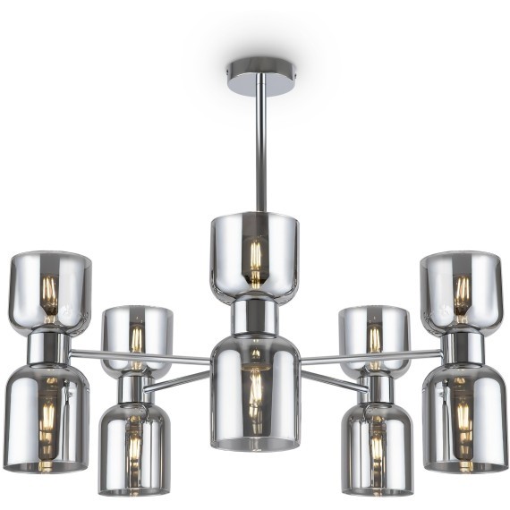 Люстра на штанге Freya FR5203PL-10CH1 Savia под лампы 10xE27 60W