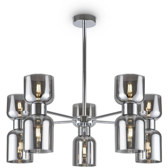 Люстра на штанге Freya FR5203PL-10CH1 Savia под лампы 10xE27 60W