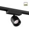 359807 Черный светодиодный однофазный трехжильный трековый светильник 10Вт 882Лм 3000К 32° CRI≥90 180-265V IP20 Novotech SOLETTE
