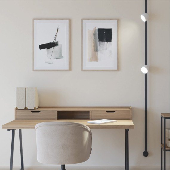 DK5542-WH+BK Cветодиодный светильник на ременный шинопровод Denkirs Belty CRI90+ 4000К 960Лм 120° 12Вт