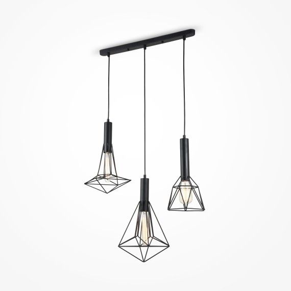 Подвесной светильник с 3 лампами Maytoni T021-03-B SPIDER под лампы 3xE27 60W