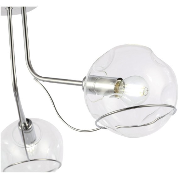 SLE102502-03 Светильник потолочный Хром/Прозрачный E14 3*40W BACA