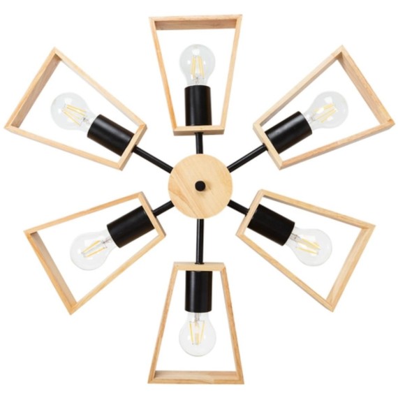 Люстра потолочная Arte Lamp A8030PL-6BK BRUSSELS под лампы 6xE27 60W