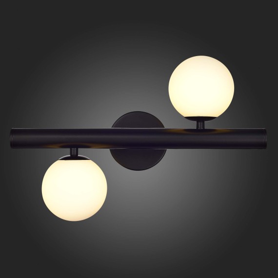 SL1185.401.02 Бра ST-Luce Черный/Белый G9 2*5W ASOLO