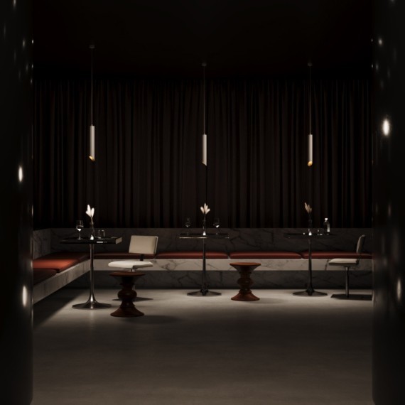 Подвесной светильник цилиндр Maytoni P044PL-01-40GU10-W L IPari под лампу 1xGU10 35W