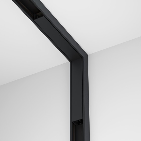 Угловой вертикальный коннектор для накладного шинопровода Maytoni Basity TRA172ICL-11B