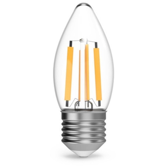 103802211 Лампа Gauss Filament Свеча 11W 830lm 4100К Е27 LED 1/10/50
