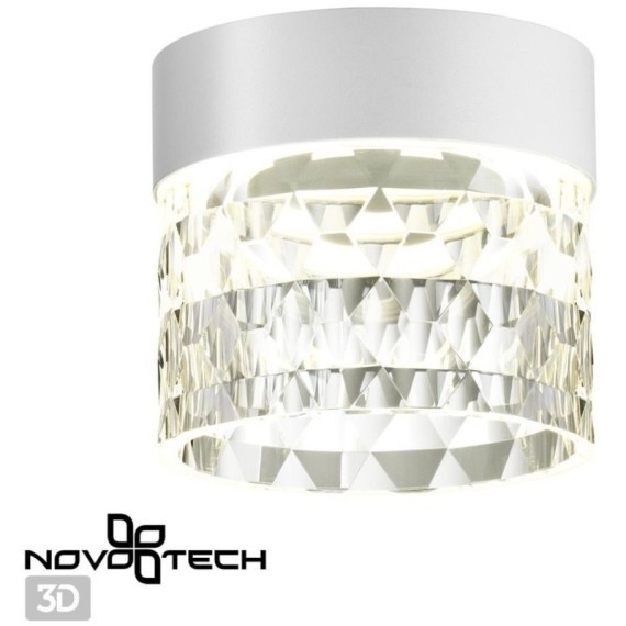 Накладной потолочный светильник Novotech 358997 Aura светодиодный LED 10W