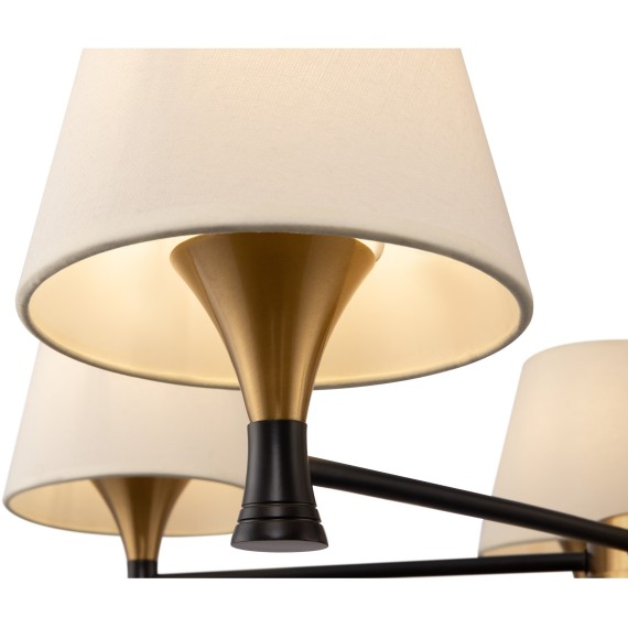 Люстра на штанге Freya FR5098PL-05BBS Perfetto под лампы 5xE14 40W