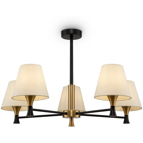 Люстра на штанге Freya FR5098PL-05BBS Perfetto под лампы 5xE14 40W