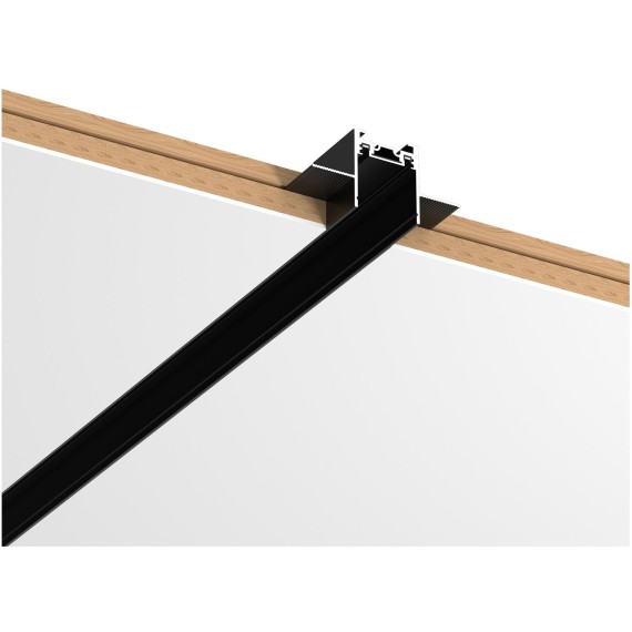 ST069.429.00 Магнитный шинопровод 2м в ГКЛ 9мм черный ST Luce Skyflat