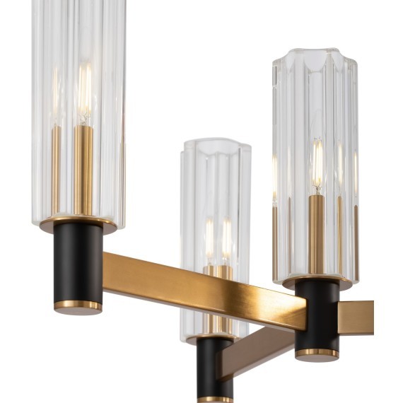 Люстра на штанге Freya FR5167PL-12BS Ambra под лампы 12xE14 40W