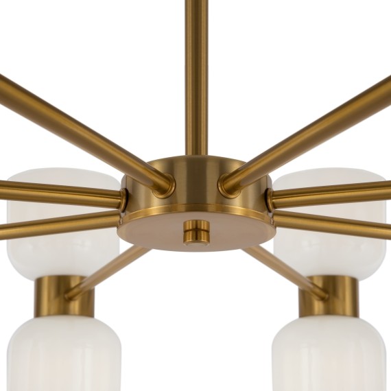 Люстра на штанге Freya FR5203PL-16BS Savia под лампы E27 60W