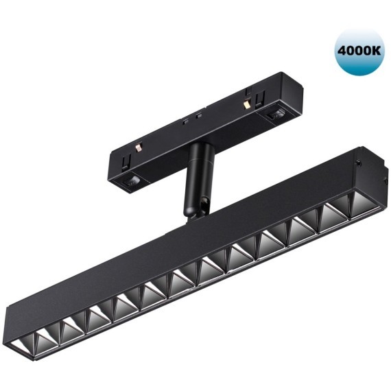 358610 Трековый светодиодный светильник Novotech Flum CRI90+ 4000К 960Лм 38° 12W