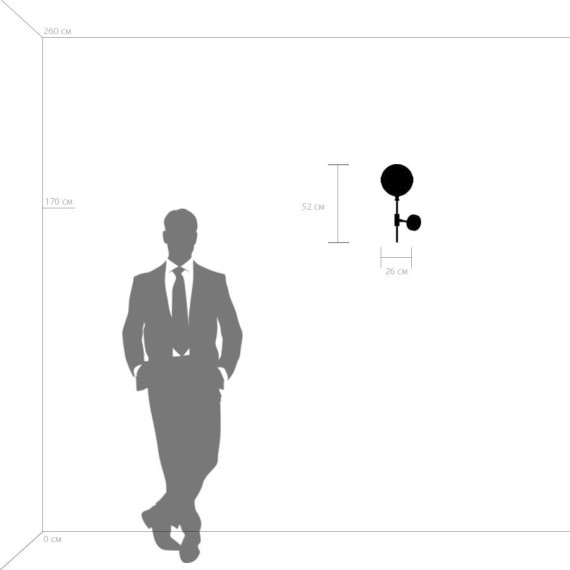 Бра Lightstar 813617 Globo под лампу 1xE14 40W