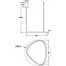 Подвесной светильник Maytoni MOD072PL-L28B3K