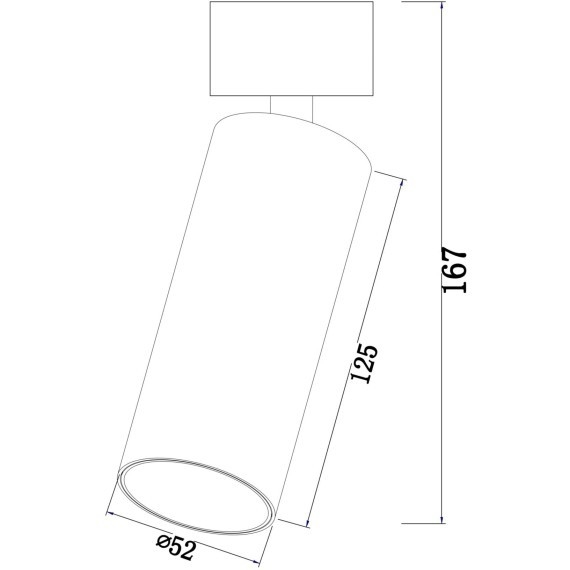 Потолочный светильник Technical C055CL-L12W4K
