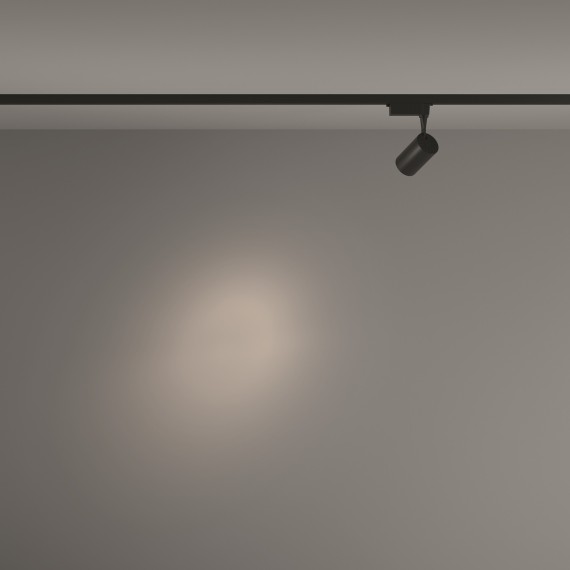 Однофазный двужильный светодиодный трековый светильник Maytoni Unity TR003-1-6W4K-S-B Vuoro 4000К 500Лм CRI90+ 24° 6Вт