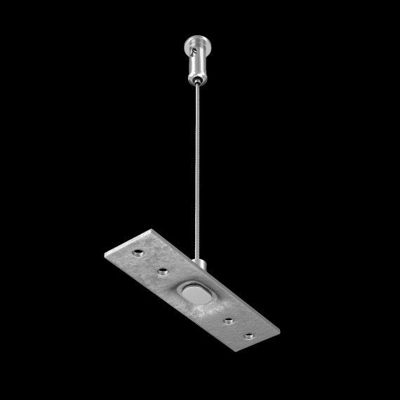 Комплект из 2 подвесных креплений для накладного шинопровода Maytoni Exility TRA034SW-2B