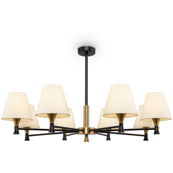 Люстра на штанге Freya FR5098PL-08BBS Perfetto под лампы 8xE14 40W