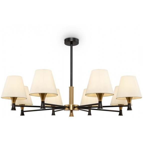 Люстра на штанге Freya FR5098PL-08BBS Perfetto под лампы 8xE14 40W