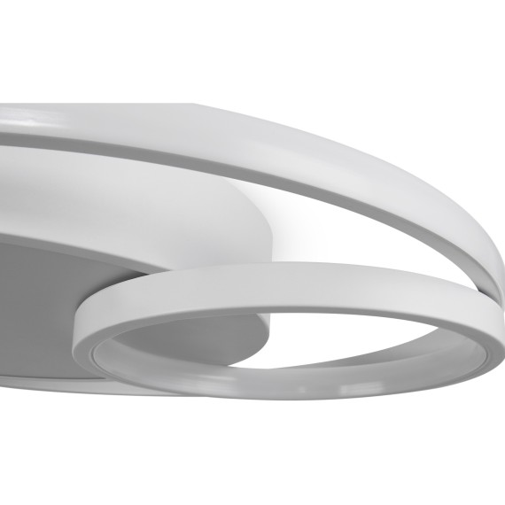 Круглый белый потолочный светодиодный светильник управляемый пультом ДУ (без пам настроек) 80вт 6100Лм 3000-6000К Freya Nation FR10028CL-L80W