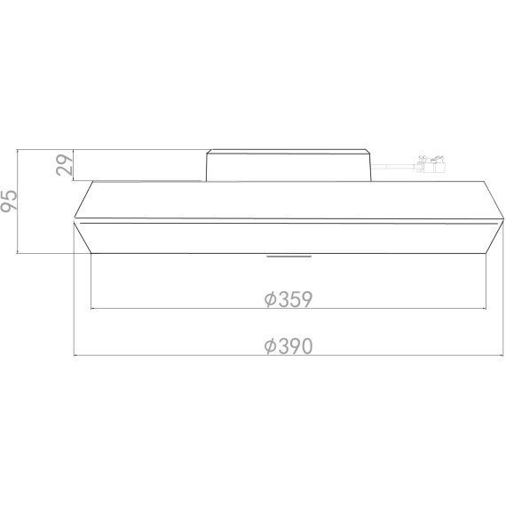 Потолочный светильник светодиодный диммируемый с пультом регулировкой цветовой температуры и яркости Cells FR10012CL-L24W RGB