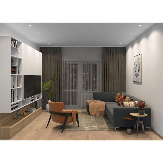 DK3024-WH Встраиваемый светильник, IP 20, 10 Вт, GU5.3, LED, белый, пластик