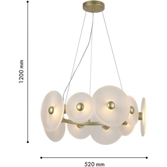 Подвесной светильник Arctium 4605-8P
