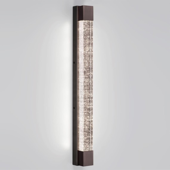 6680/12WL HIGHTECH ODL24 149 Настенный светильник брашир черн/металл/хрусталь IP20 LED 12W 600Лм 4000K MIRADA