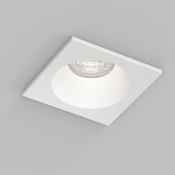 DK2131-WH Встраиваемый влагозащищённый светильник COVE, IP44, до 15 Вт LED, GU10, алюминий, белый