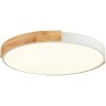 SLE201352-01 Светильник потолочный Белый, Светлое дерево/Белый LED 1*40W 3000K/4000K/6000K DELIA