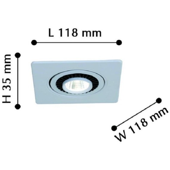 Точечный светильник Cardine 2417-1U