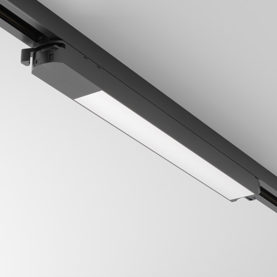 Однофазный двужильный светодиодный трековый светильник Maytoni Unity TR000-1-12W3K-B Basis 3000К 900Лм CRI90+ 110° 12Вт