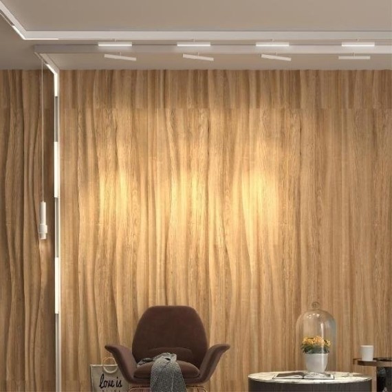 358611 Трековый светодиодный светильник Novotech Flum CRI90+ 4000К 960Лм 38° 12W