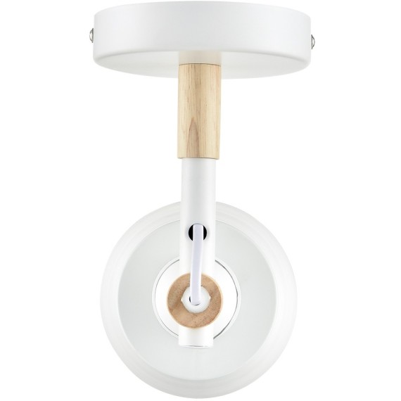 8097/1W MODERNI LN25 белый/белый металл, дерево/металл Бра Е27 1*60W 220V ROSALINA