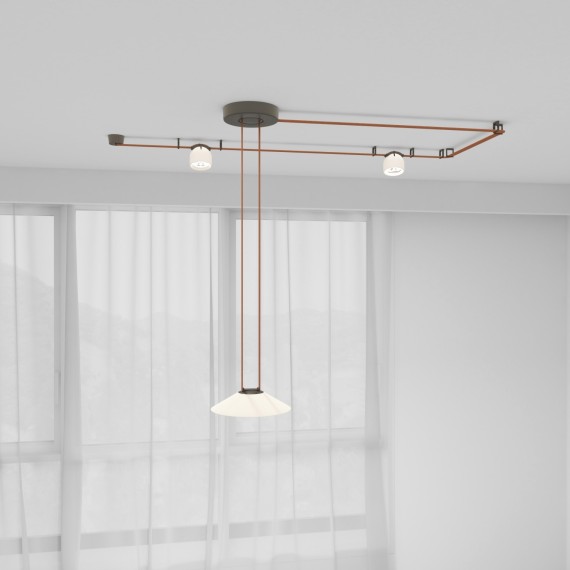 Готовая ременная трековая система Denkirs Belty DK55SET02-01-BR