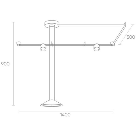 Готовая ременная трековая система Denkirs Belty DK55SET02-01-BR