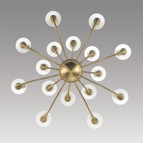 8033/16 CLASSI LN24 медь, металл/стекло Люстра подвесная Е14 16*40W 220V INCANTO